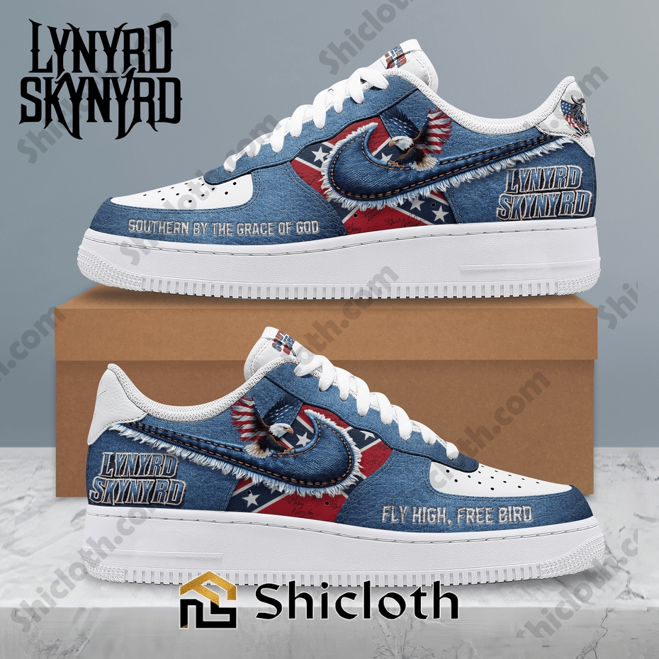 lynyrd skynyrd southern by the grace of god air force shoes 2 I3FT9