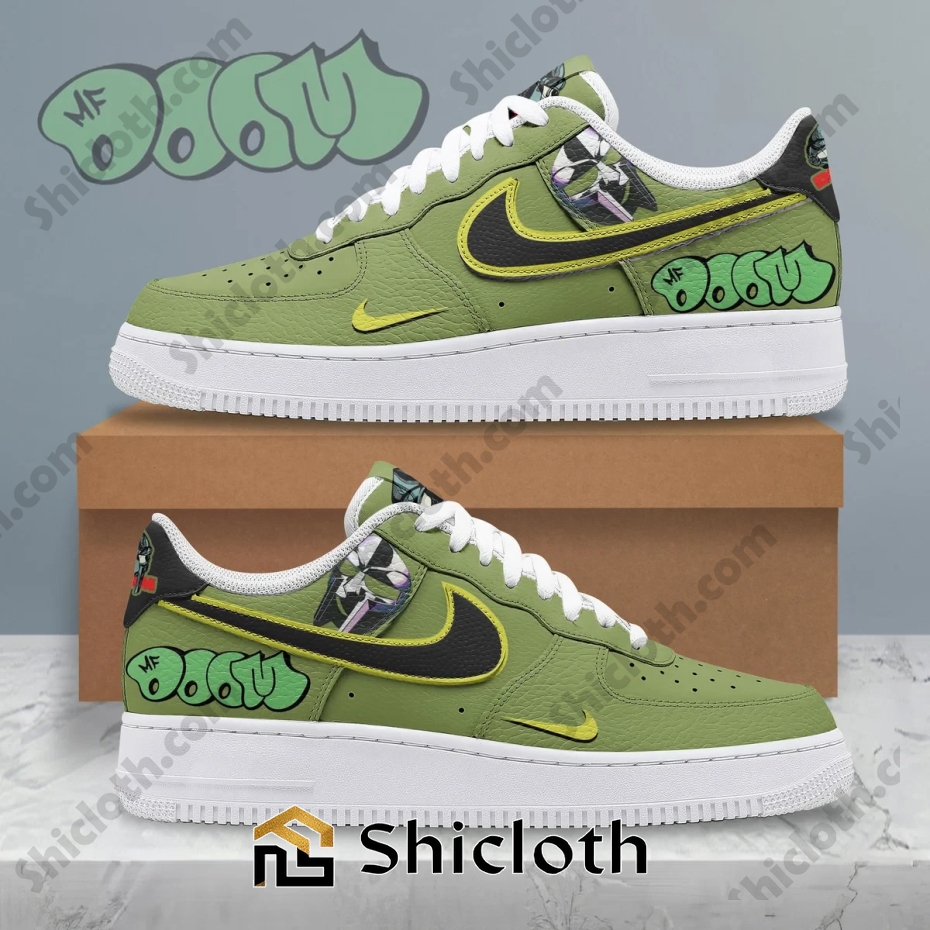 MF Doom Green Nike AF1 Shoes
