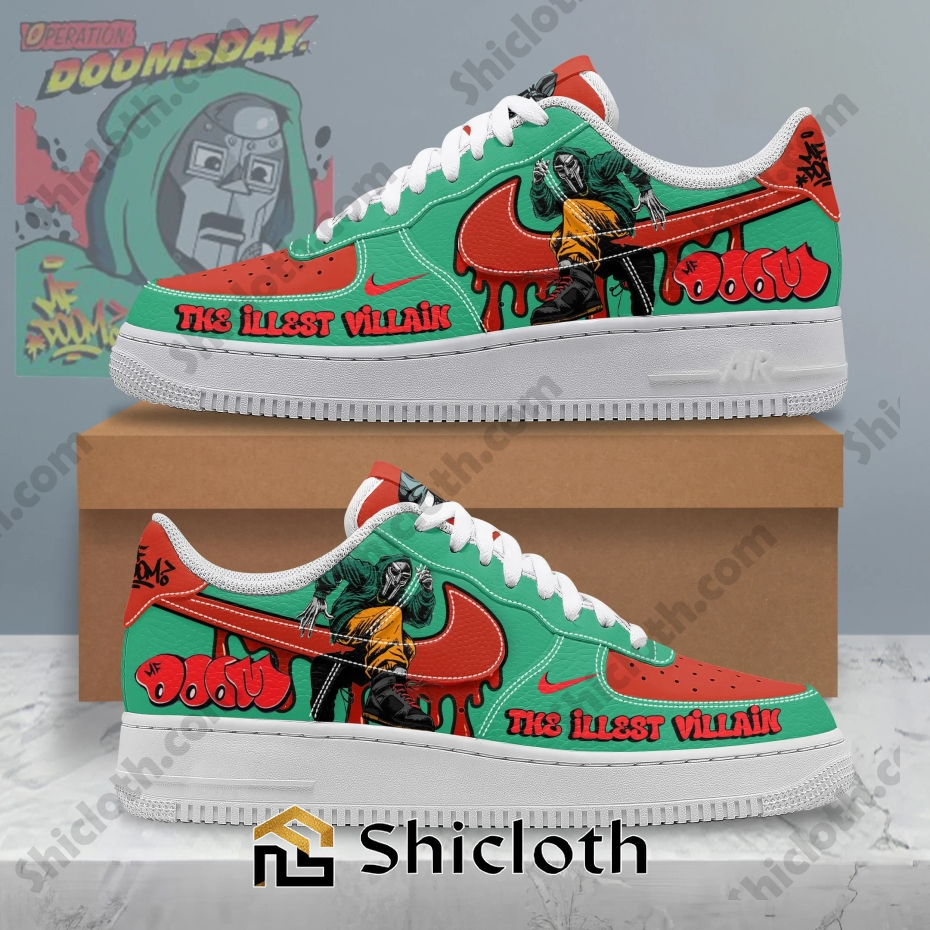 MF Doom The Illest Villains Nike AF1 Shoes