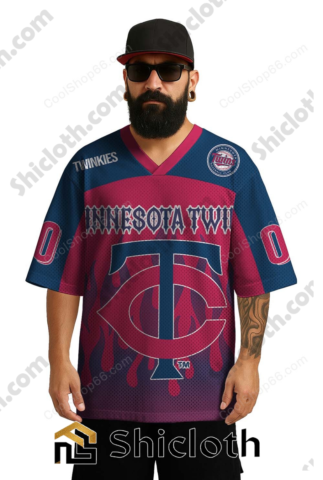 Personalized Name Number Minnesota Twins MLB Mesh Jersey