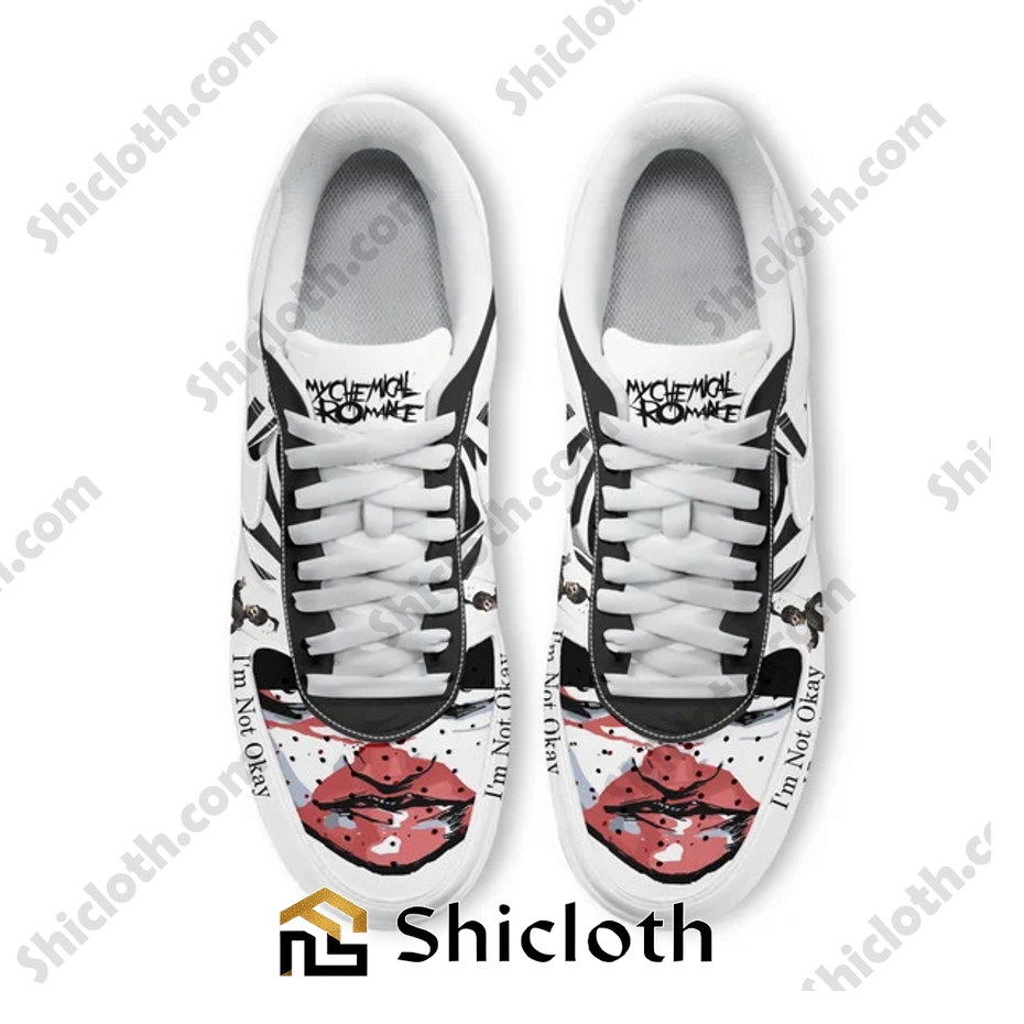 My Chemical Romance I’m Not Okay I Promise Nike Air Force 1 4 My Chemical Romance I’m Not Okay I Promise Nike Air Force 1 - Image 4