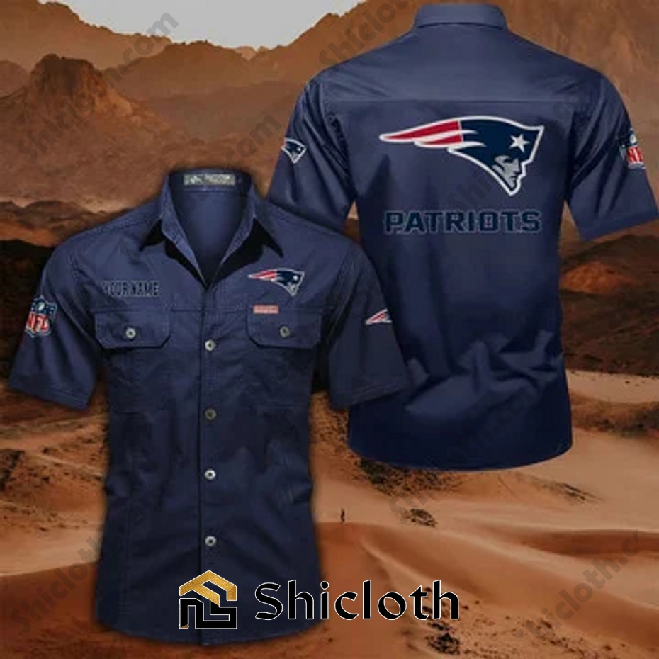 Personalized name New England Patriots Cargo Shirt