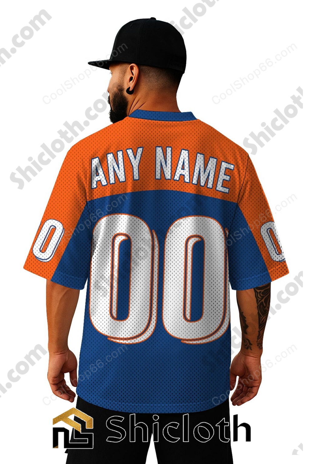 Alternative view of Personalized Name Number New York Islanders NHL Mesh Jersey