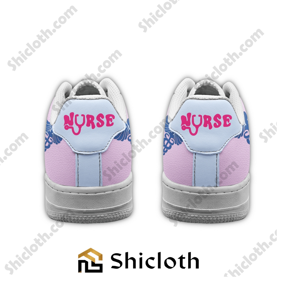 Nurse Custom Name Air Force Sneakers 3 Nurse Custom Name Air Force Sneakers - Image 3
