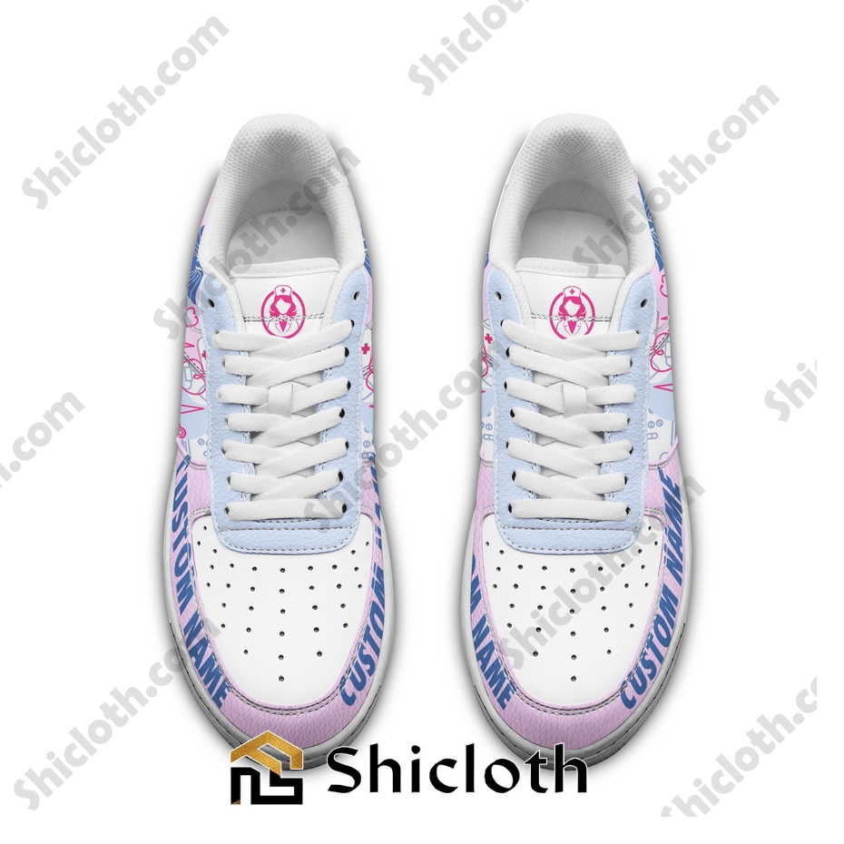 Nurse Custom Name Air Force Sneakers 4 Nurse Custom Name Air Force Sneakers - Image 4