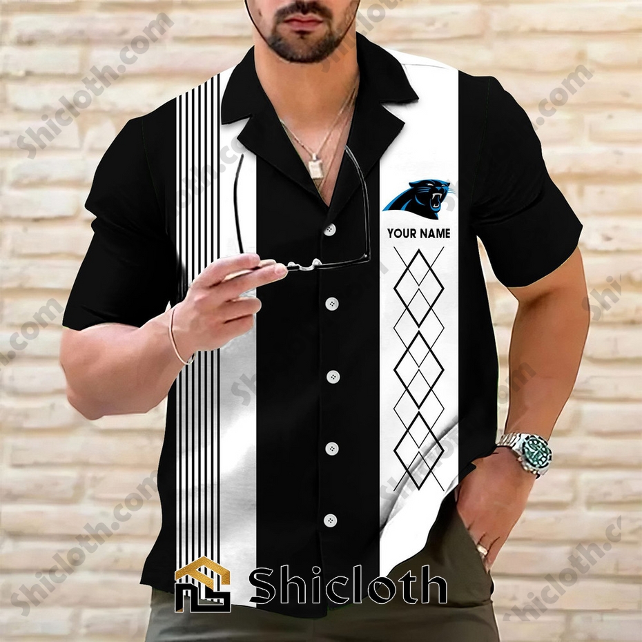 Personalized name Carolina Panthers Hawaiian Shirt 2025