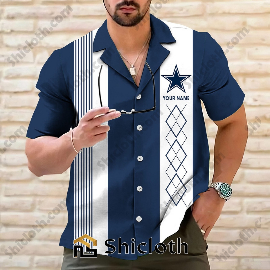 Personalized name Dallas Cowboys Hawaiian Shirt 2025