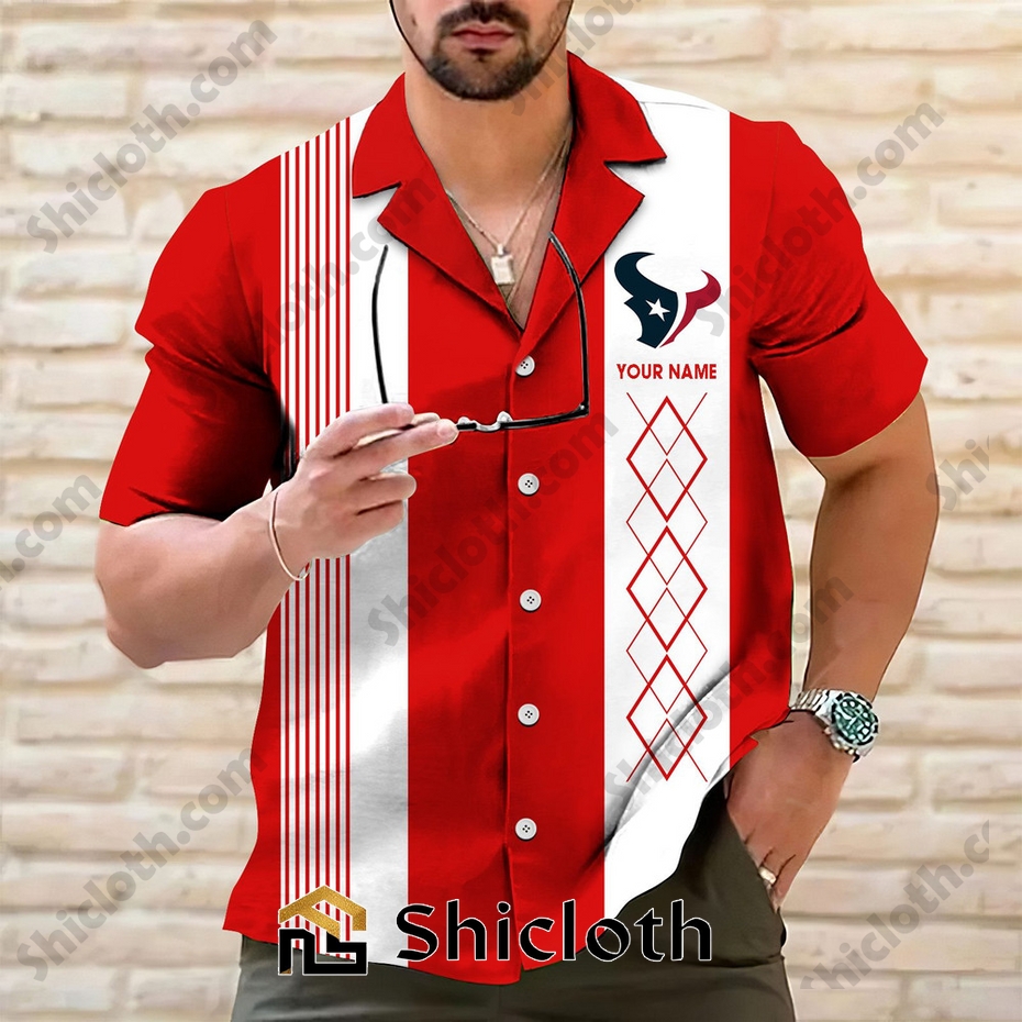 Personalized name Houston Texans Hawaiian Shirt 2025