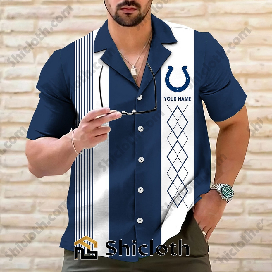 personalized name indianapolis colts hawaiian shirt 2025 2 bF7VG