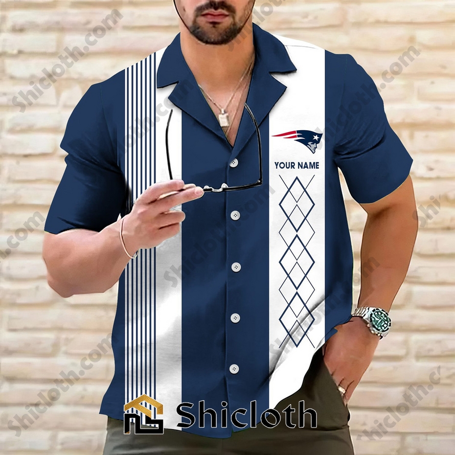 Personalized name New England Patriots Hawaiian Shirt 2025