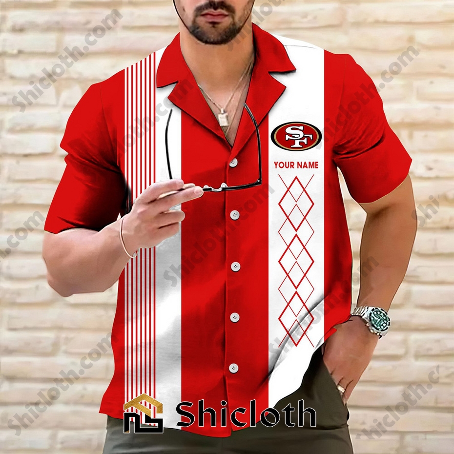 Personalized name San Francisco 49ers Hawaiian Shirt 2025