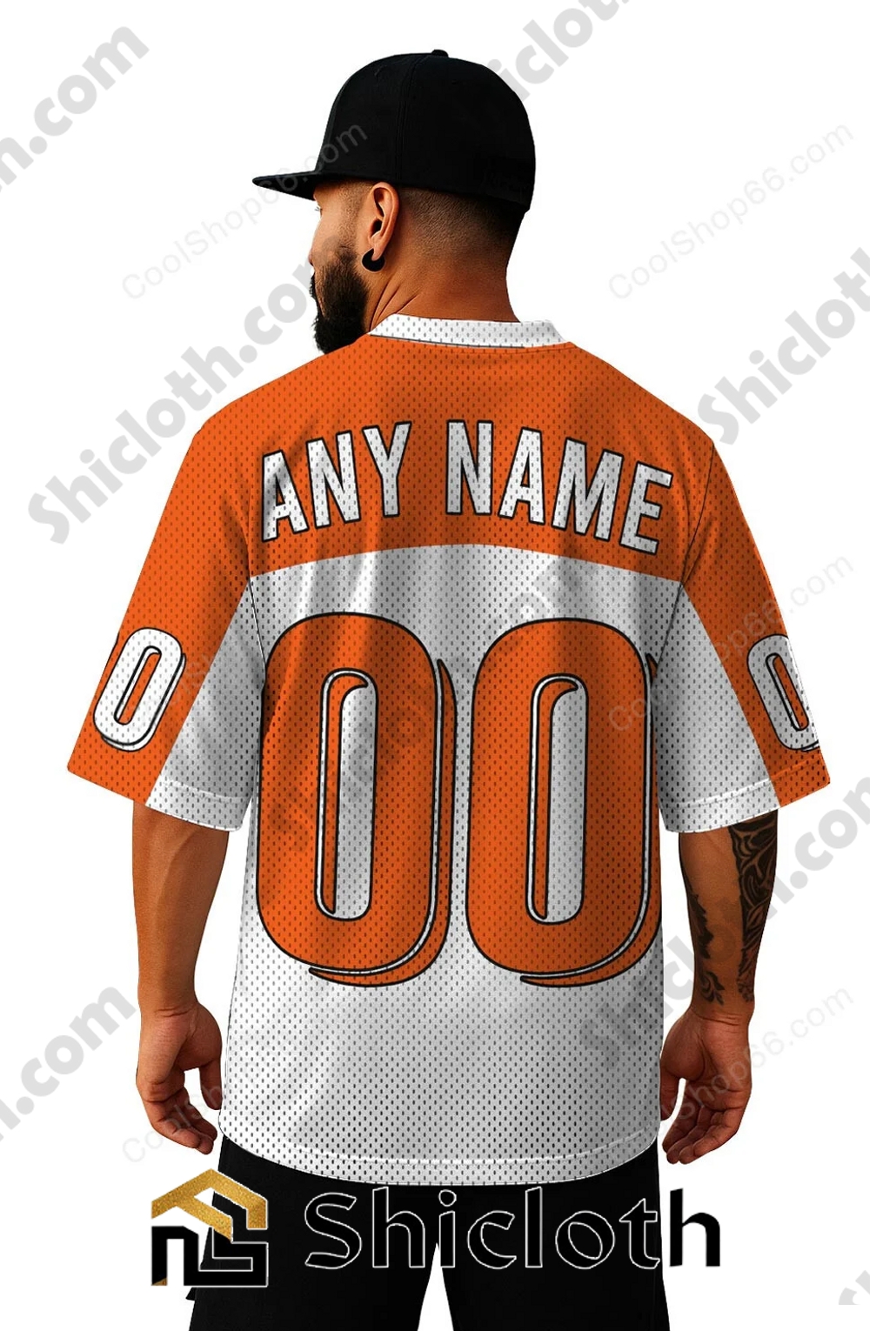 Alternative view of Personalized Name Number Philadelphia Flyers NHL Mesh Jersey
