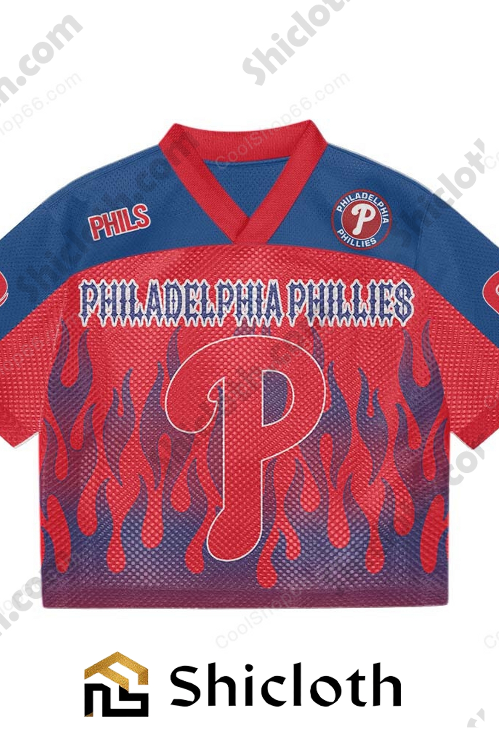 Custom Name And Number Philadelphia Phillies MLB Mesh Jersey 6 Custom Name And Number Philadelphia Phillies MLB Mesh Jersey - Image 6