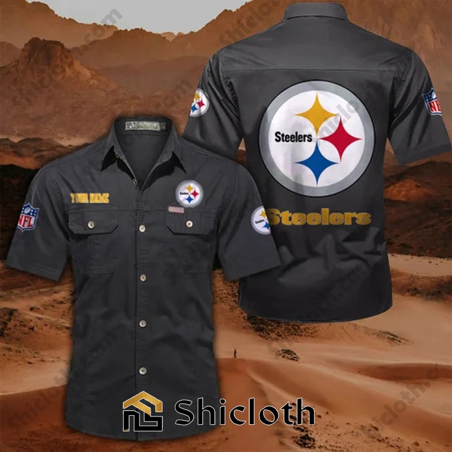 Personalized name Pittsburgh Steelers Cargo Shirt