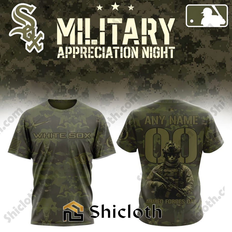 Premium Chicago White Sox Military Appreciation Month Shirt