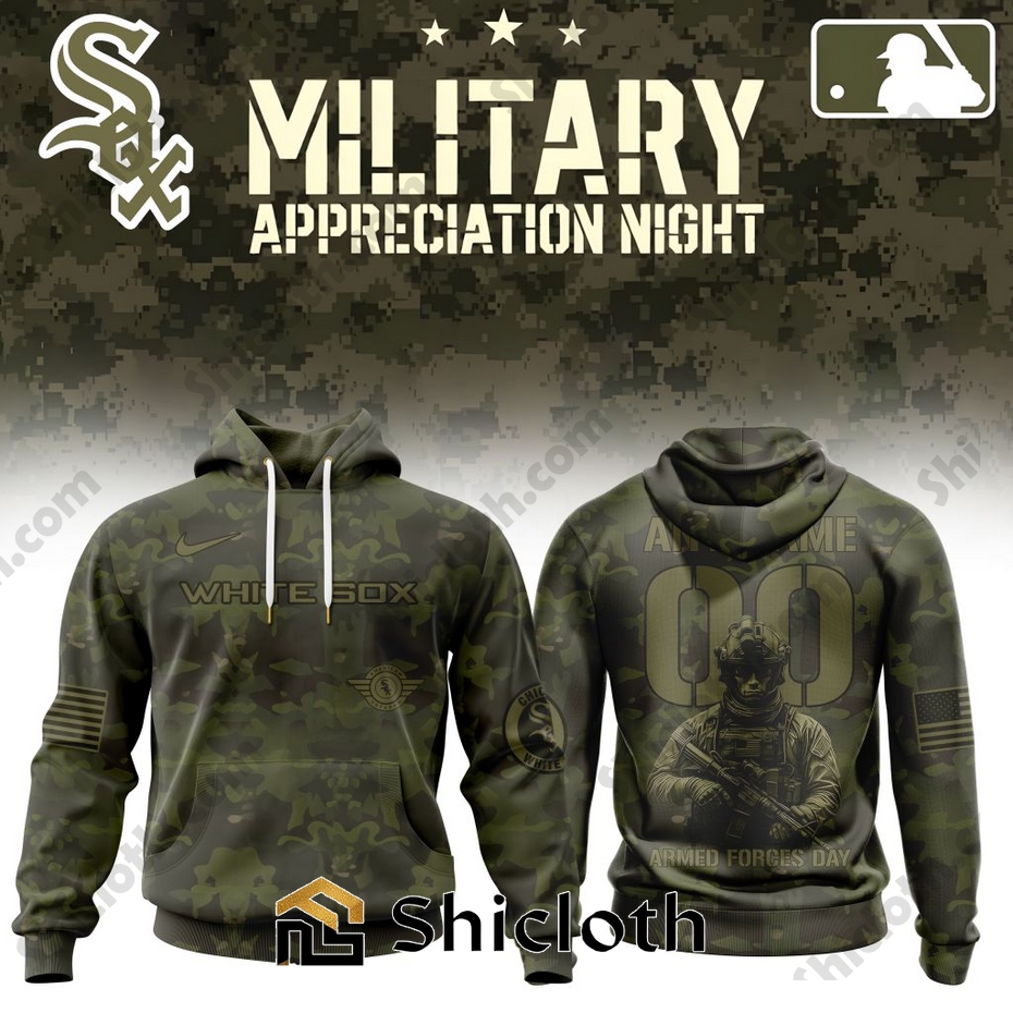 Alternative view of Premium Chicago White Sox Military Appreciation Month Shirt