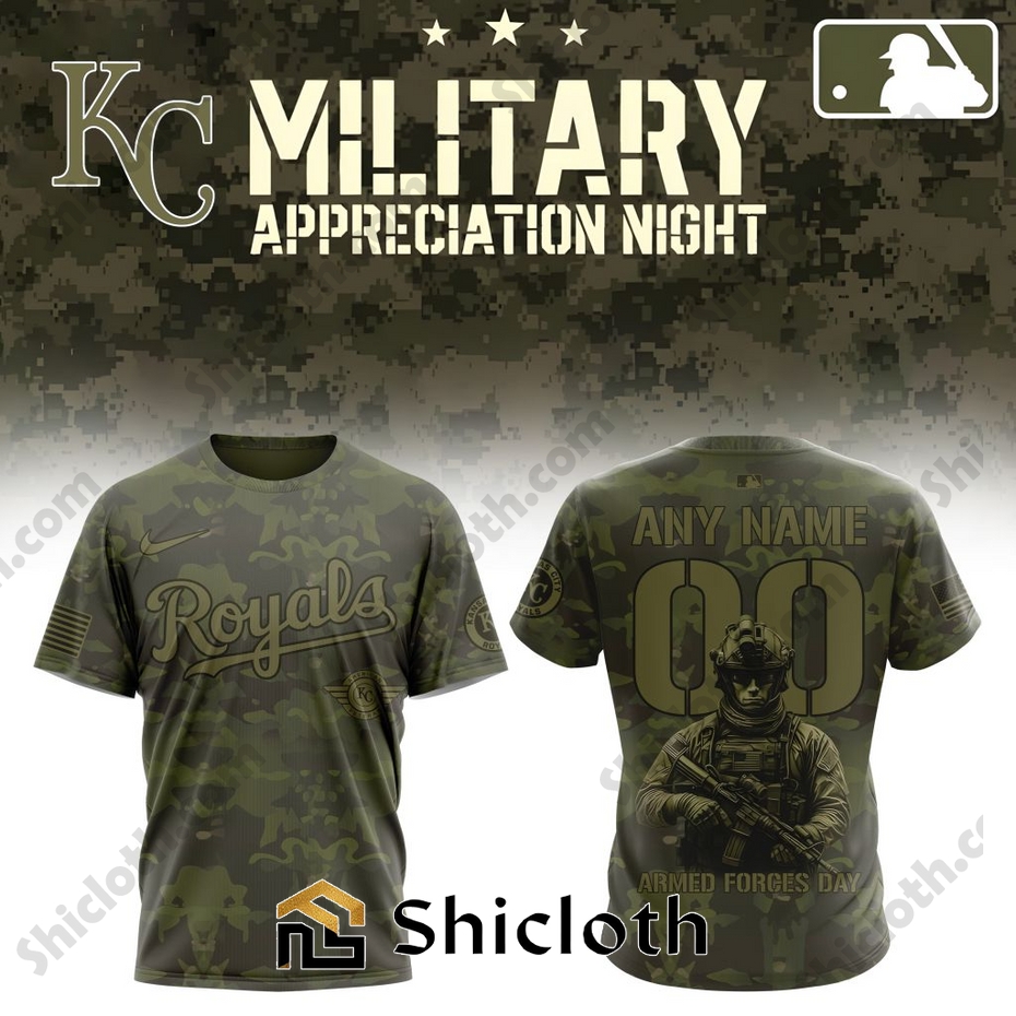 Premium Kansas City Royals Military Appreciation Month Shirt