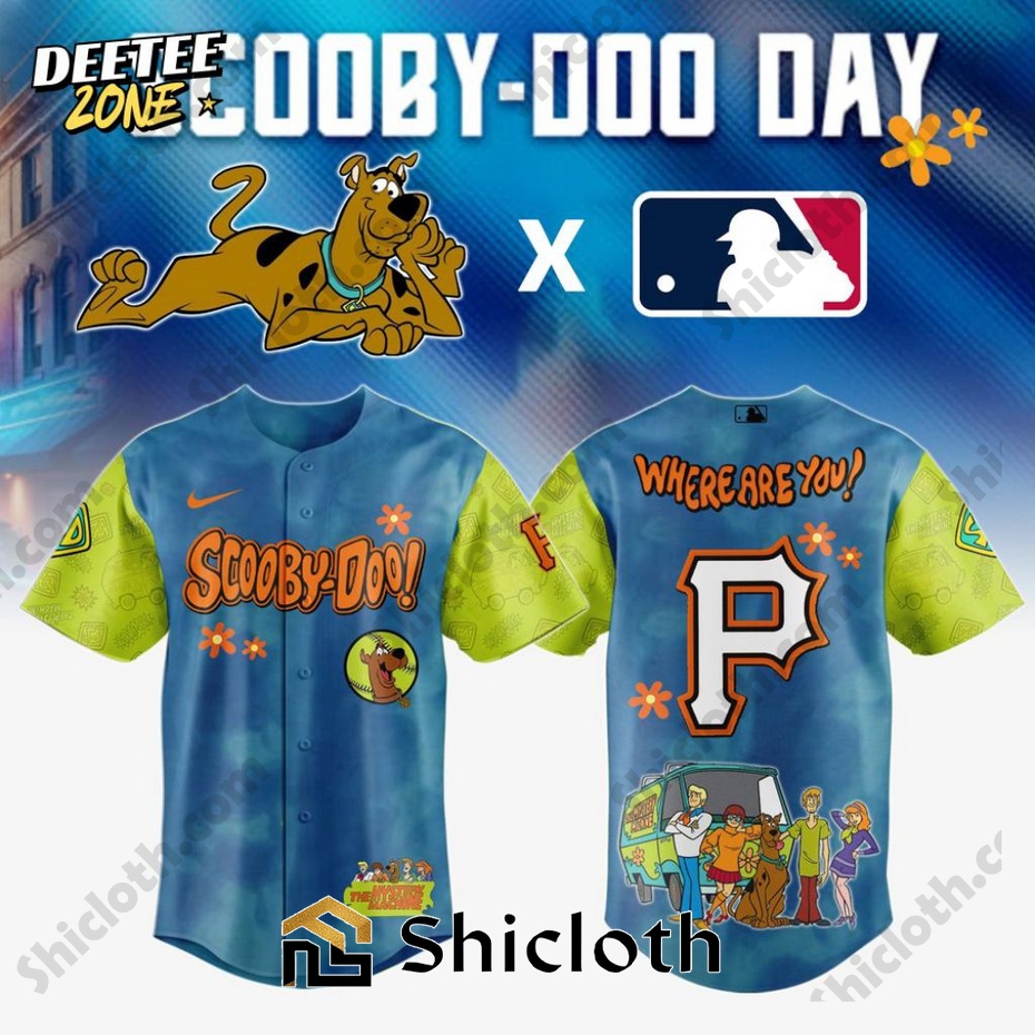 Premium Pittsburgh Pirates X Scooby-Doo Baseball Jersey