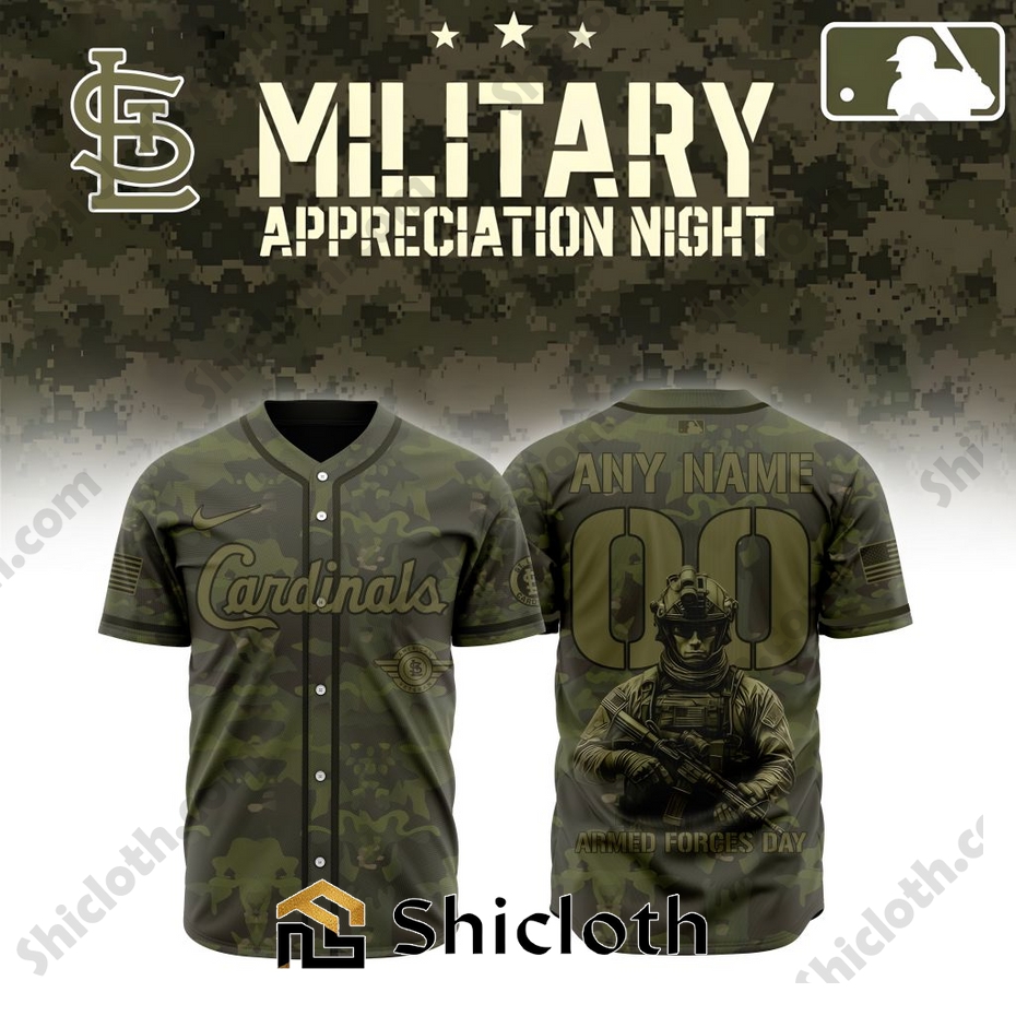 Premium St. Louis Cardinals Military Appreciation Month Baseball Jersey
