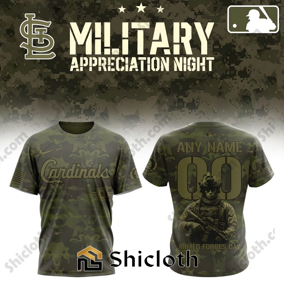 Premium St. Louis Cardinals Military Appreciation Month Hoodie Shirt