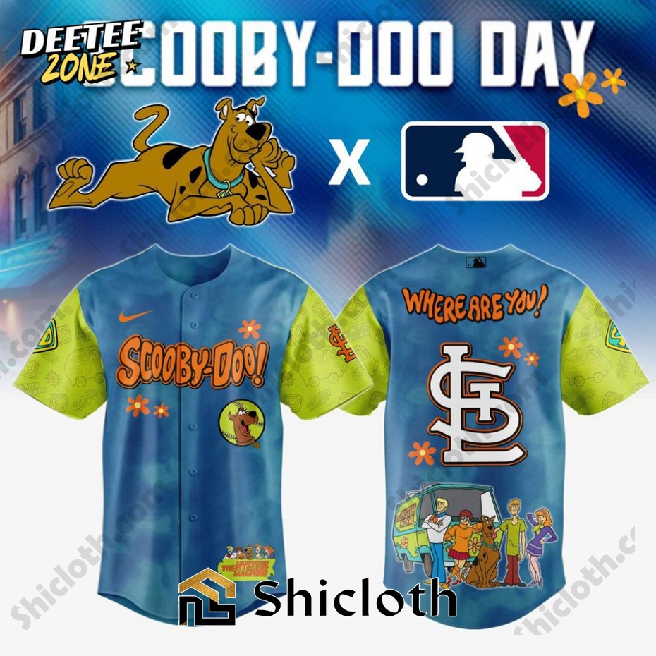 Premium St. Louis Cardinals X Scooby-Doo Baseball Jersey