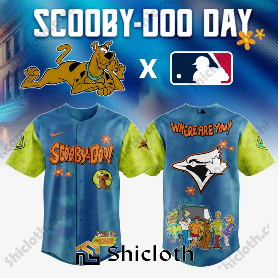 Premium Toronto Blue Jays X Scooby-Doo Baseball Jersey