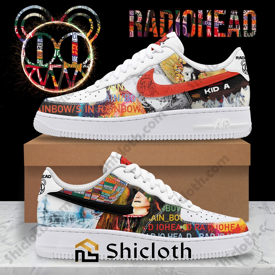 Radiohead In Rainbows Air Force Shoes