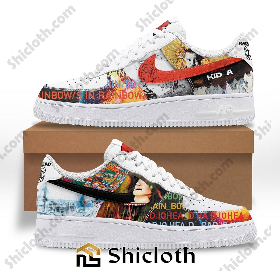 radiohead in rainbows air force shoes 2 W62bf