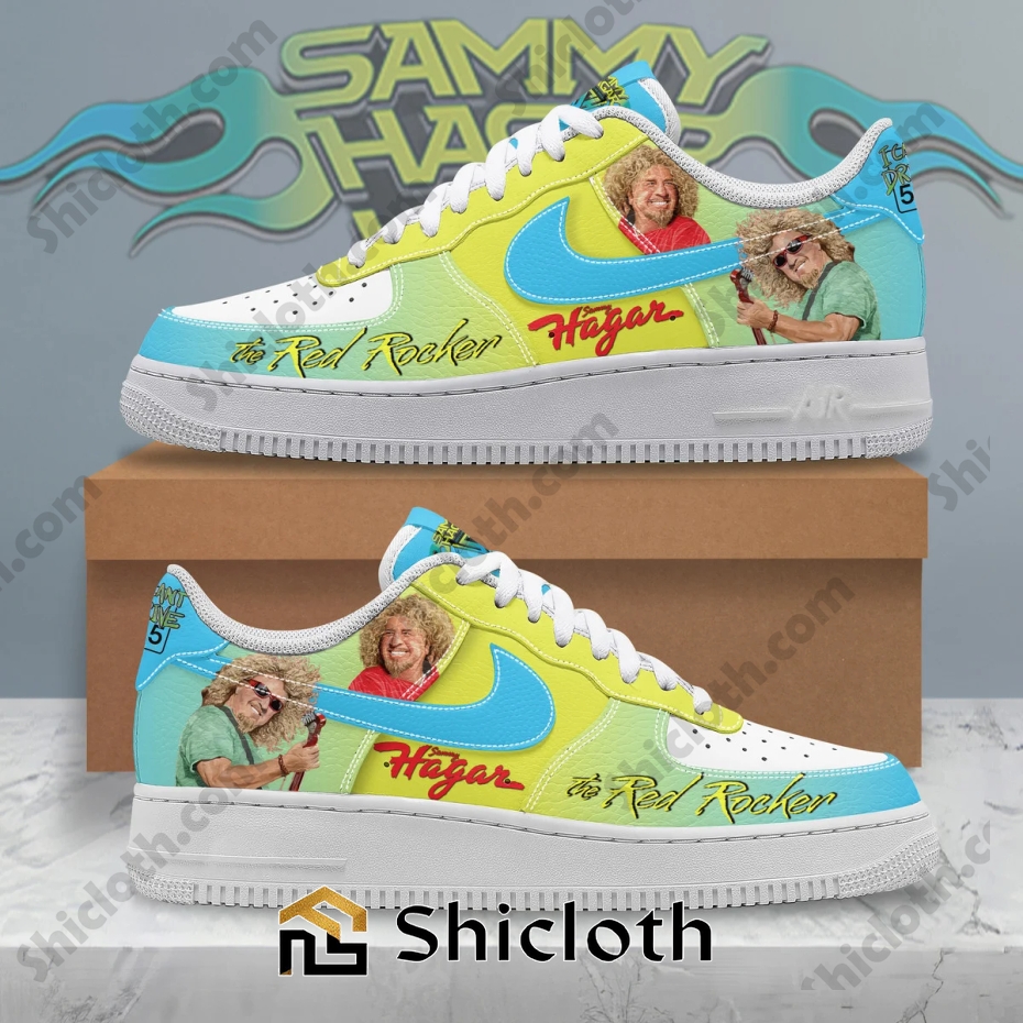Sammy Hagar The Red Rocker Nike Air Force 1
