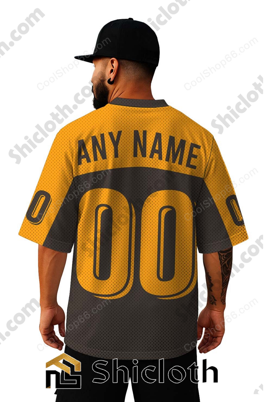 Alternative view of Custom Name And Number San Diego Padres MLB Mesh Jersey