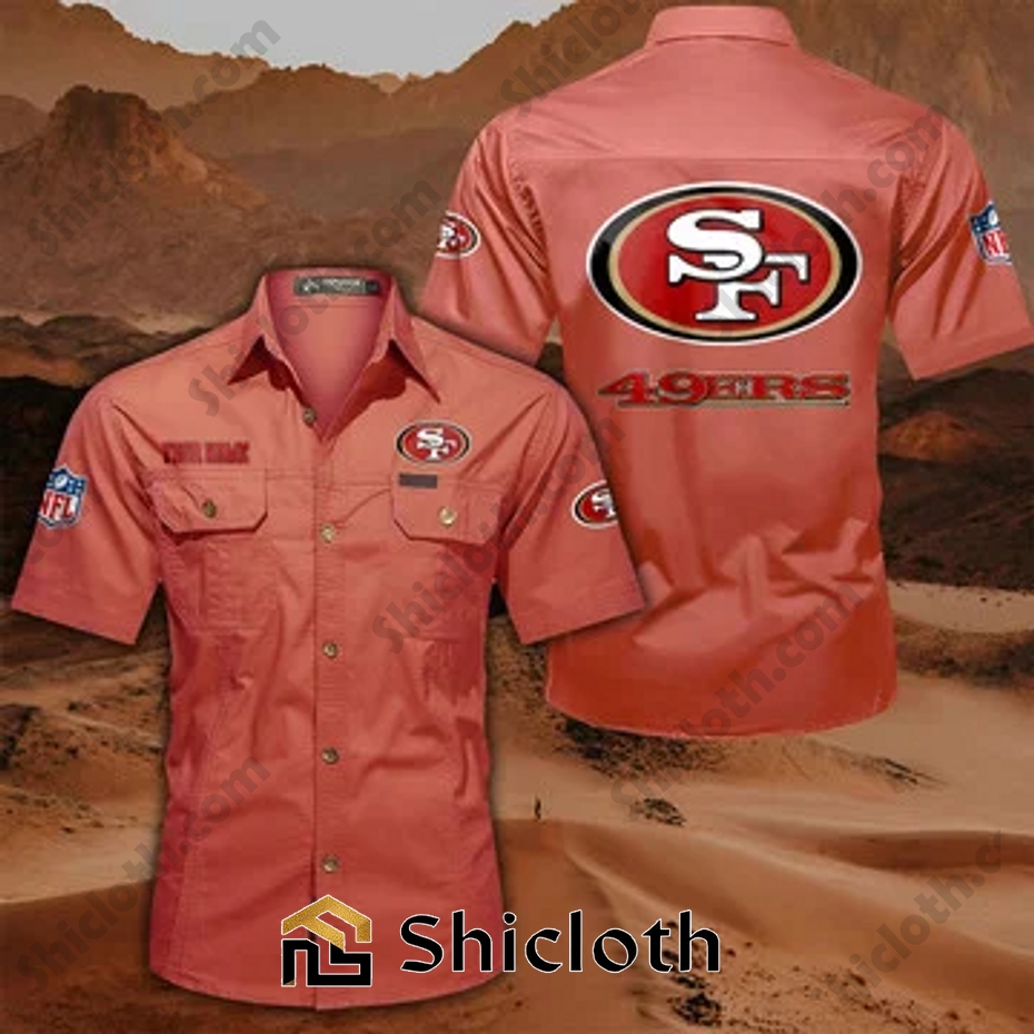 Personalized name San Francisco 49ers Cargo Shirt