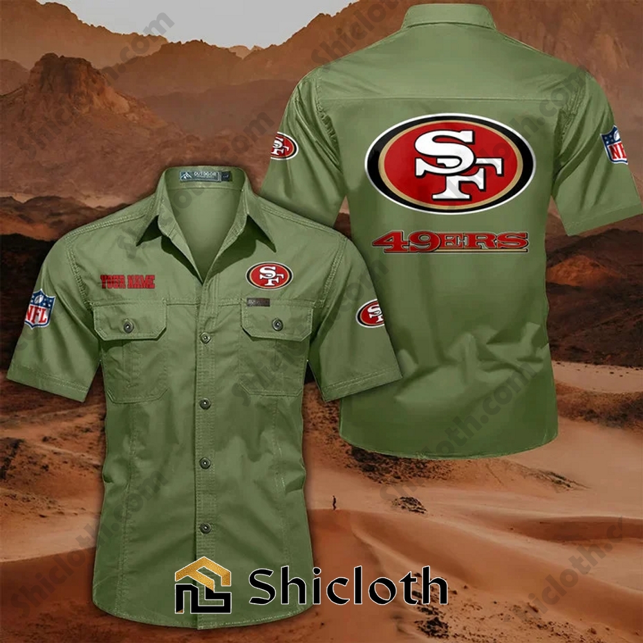 Personalized name San Francisco 49ers Cargo Shirt 10 Personalized name San Francisco 49ers Cargo Shirt - Image 10