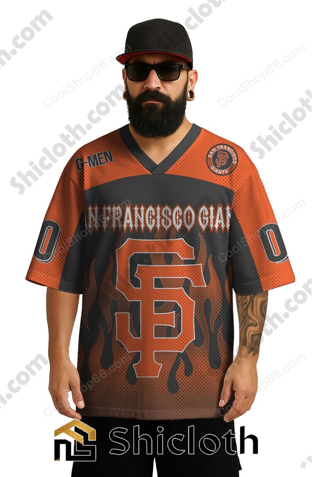Custom Name And Number San Francisco Giants MLB Mesh Jersey