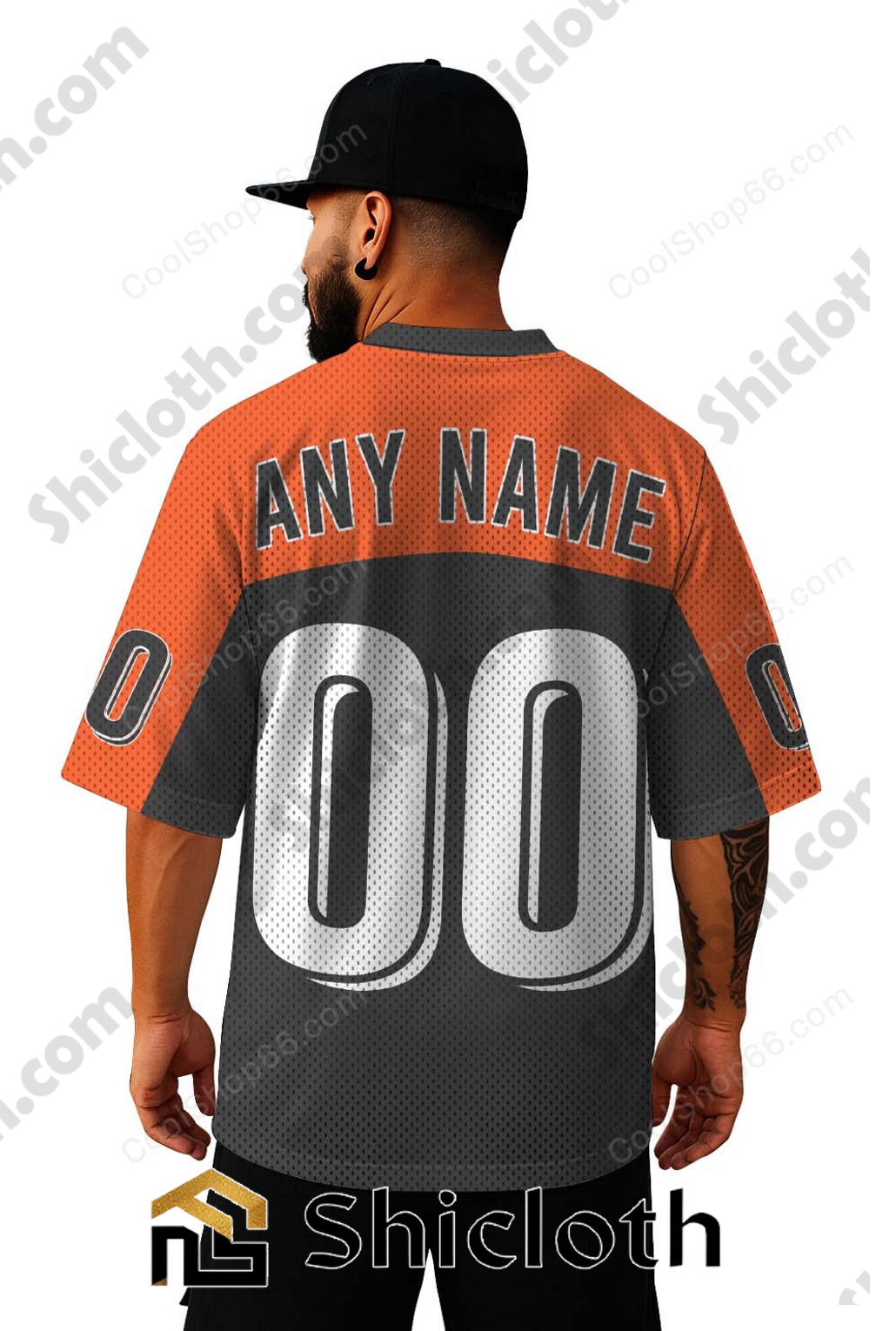 Alternative view of Custom Name And Number San Francisco Giants MLB Mesh Jersey