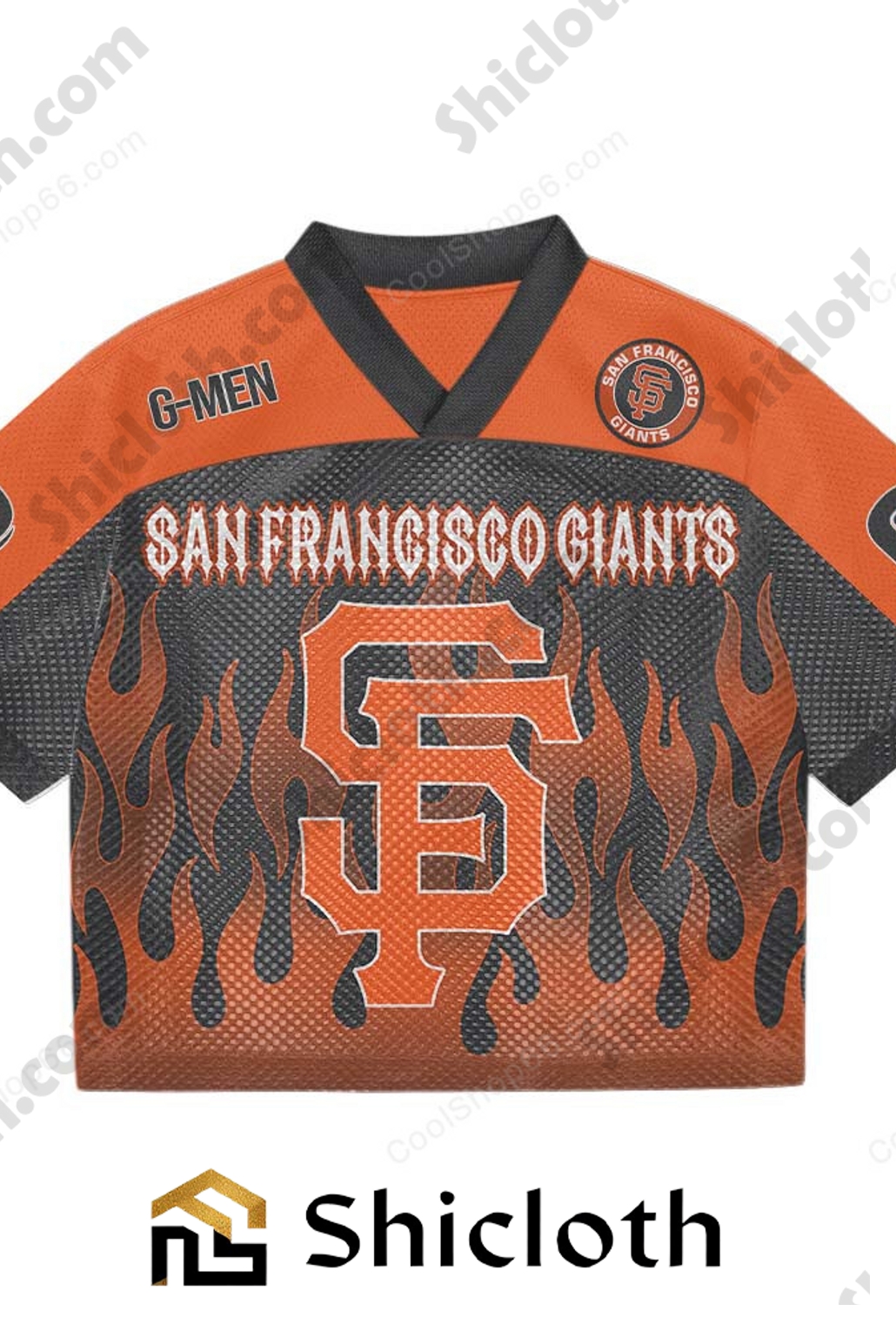 Custom Name And Number San Francisco Giants MLB Mesh Jersey 5 Custom Name And Number San Francisco Giants MLB Mesh Jersey - Image 5