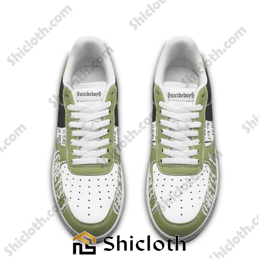 Suicideboys G59 Grey Day Air Force 1 Sneakers 3 Suicideboys G59 Grey Day Air Force 1 Sneakers - Image 3