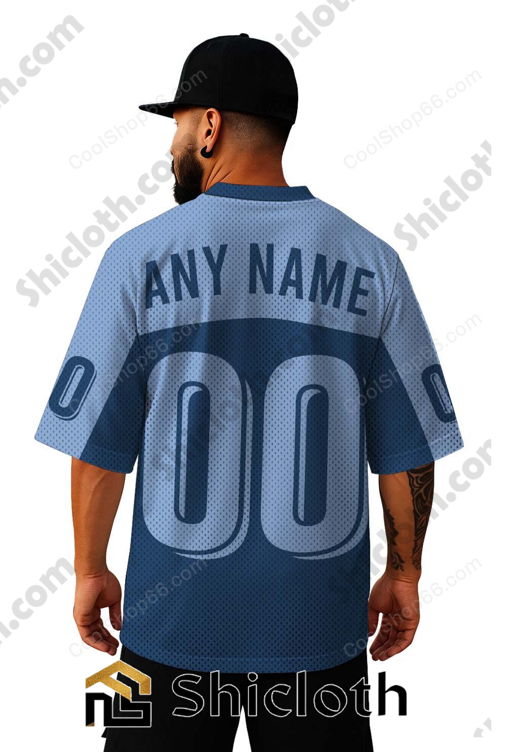 Alternative view of Custom Name And Number Tampa Bay Rays MLB Mesh Jersey
