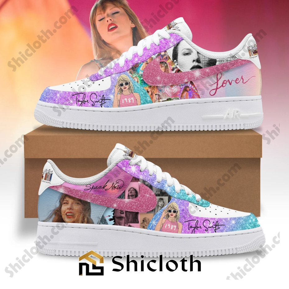 Taylor Swift And Travis Kelce Engaged Lover Air Force Sneakers