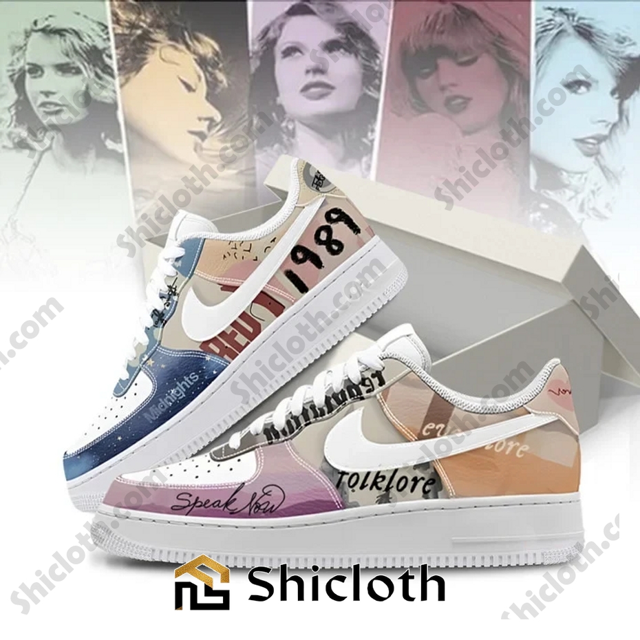 Taylor Swift Midnights Speak Now 1989 AF1 Shoes
