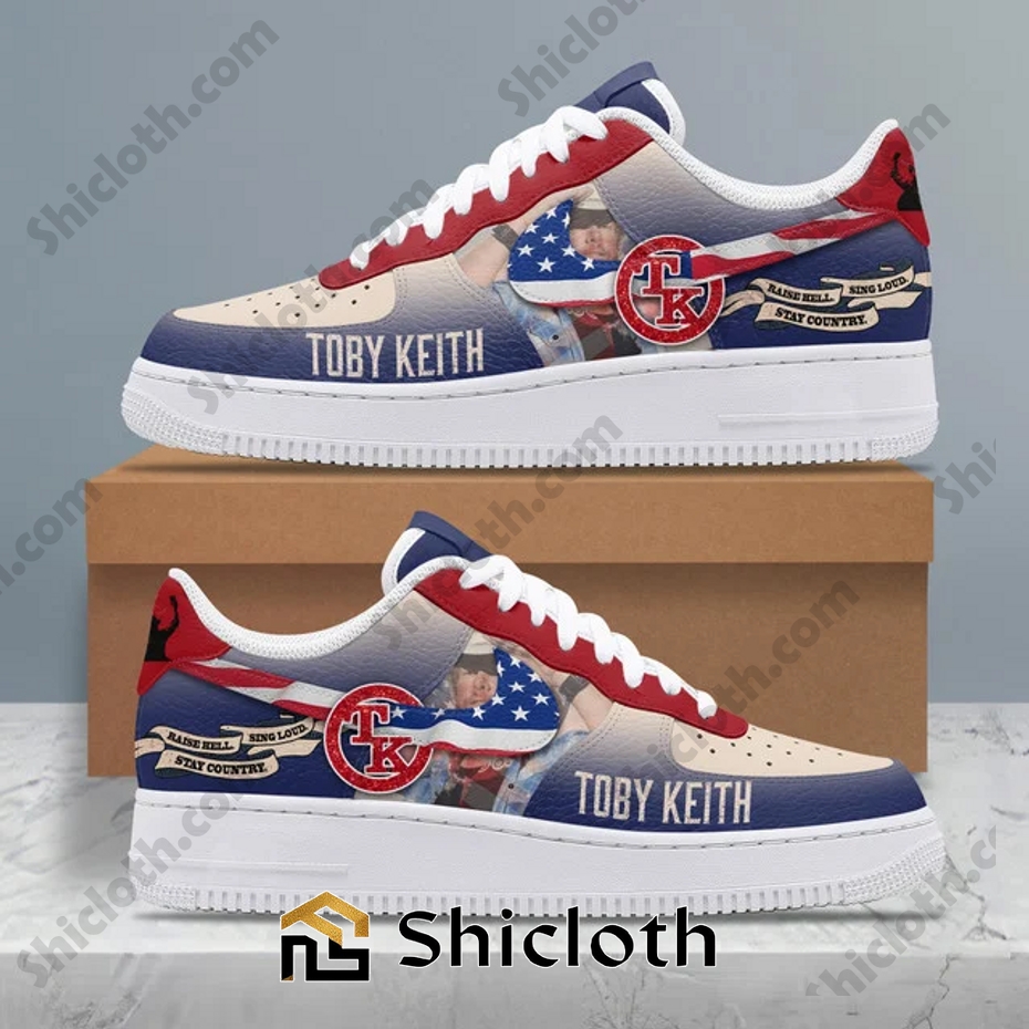 Toby Keith Nike Air Force 1 Sneakers 3 Toby Keith Nike Air Force 1 Sneakers - Image 3