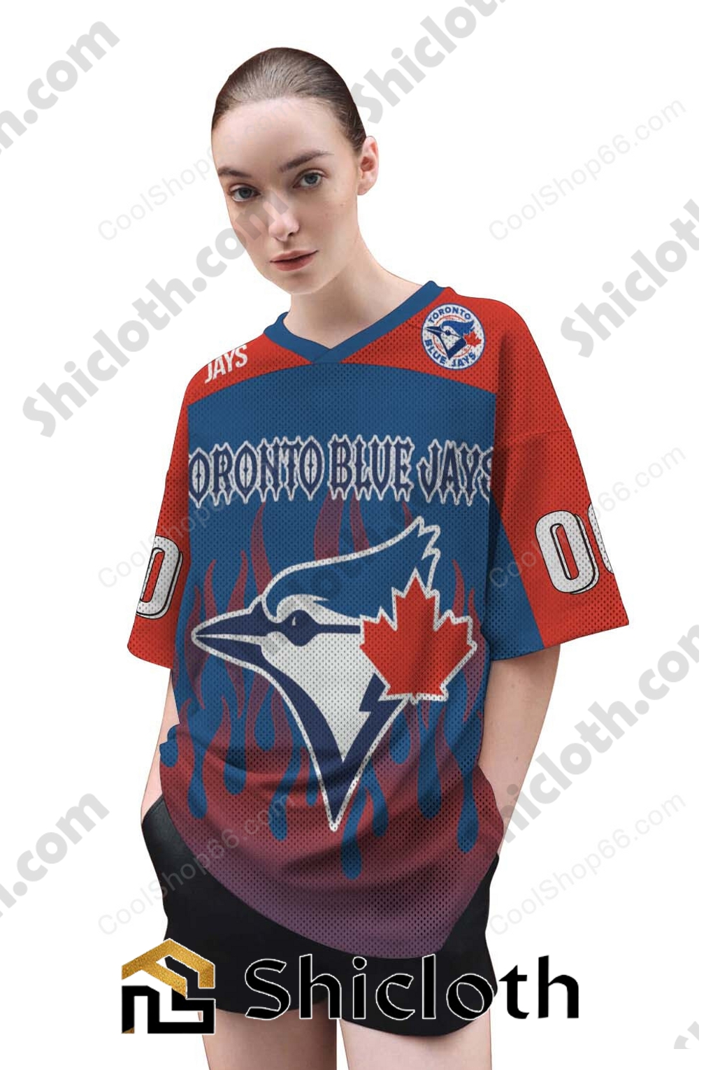 Custom Name And Number Toronto Blue Jays MLB Mesh Jersey 3 Custom Name And Number Toronto Blue Jays MLB Mesh Jersey - Image 3