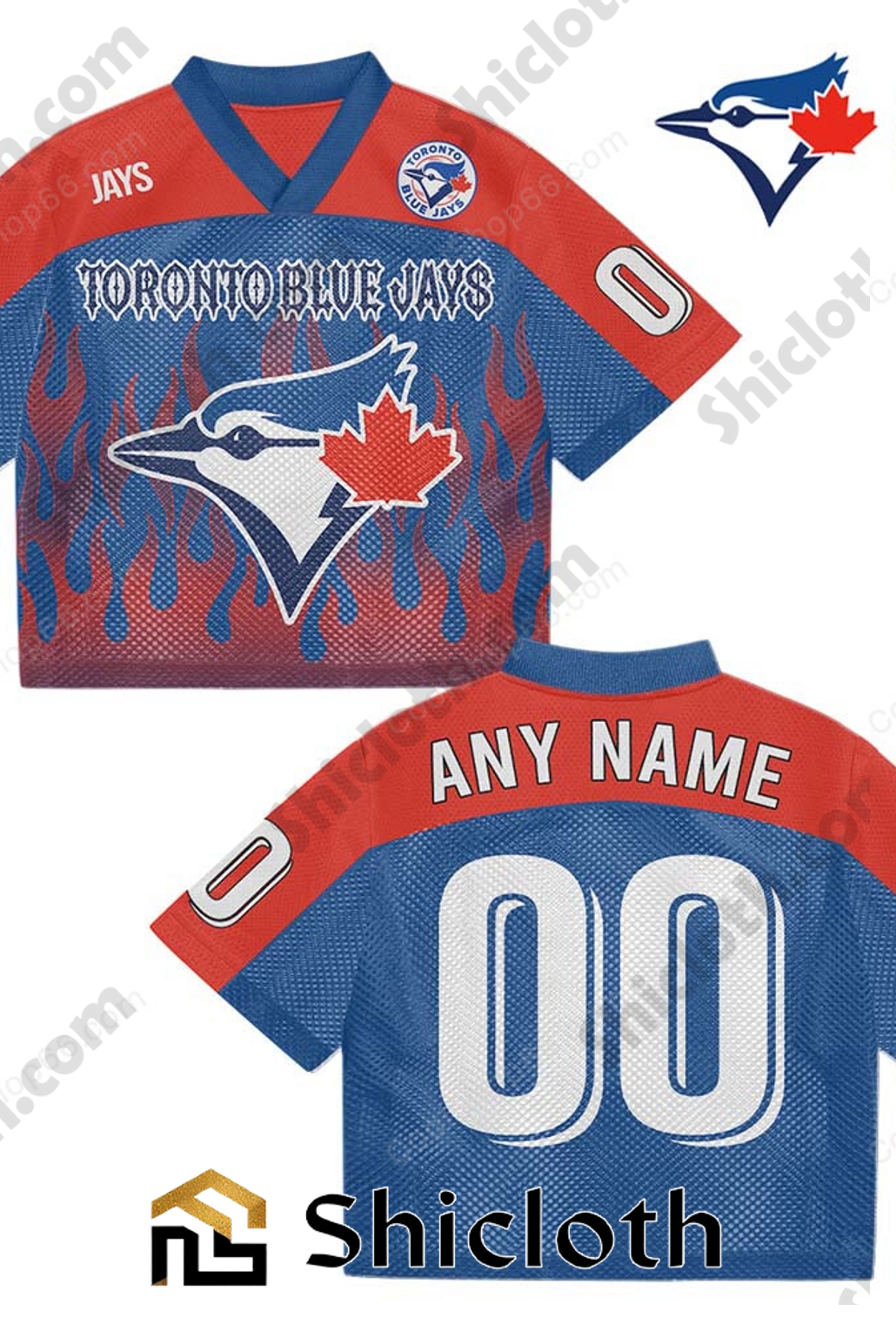 Custom Name And Number Toronto Blue Jays MLB Mesh Jersey 5 Custom Name And Number Toronto Blue Jays MLB Mesh Jersey - Image 5