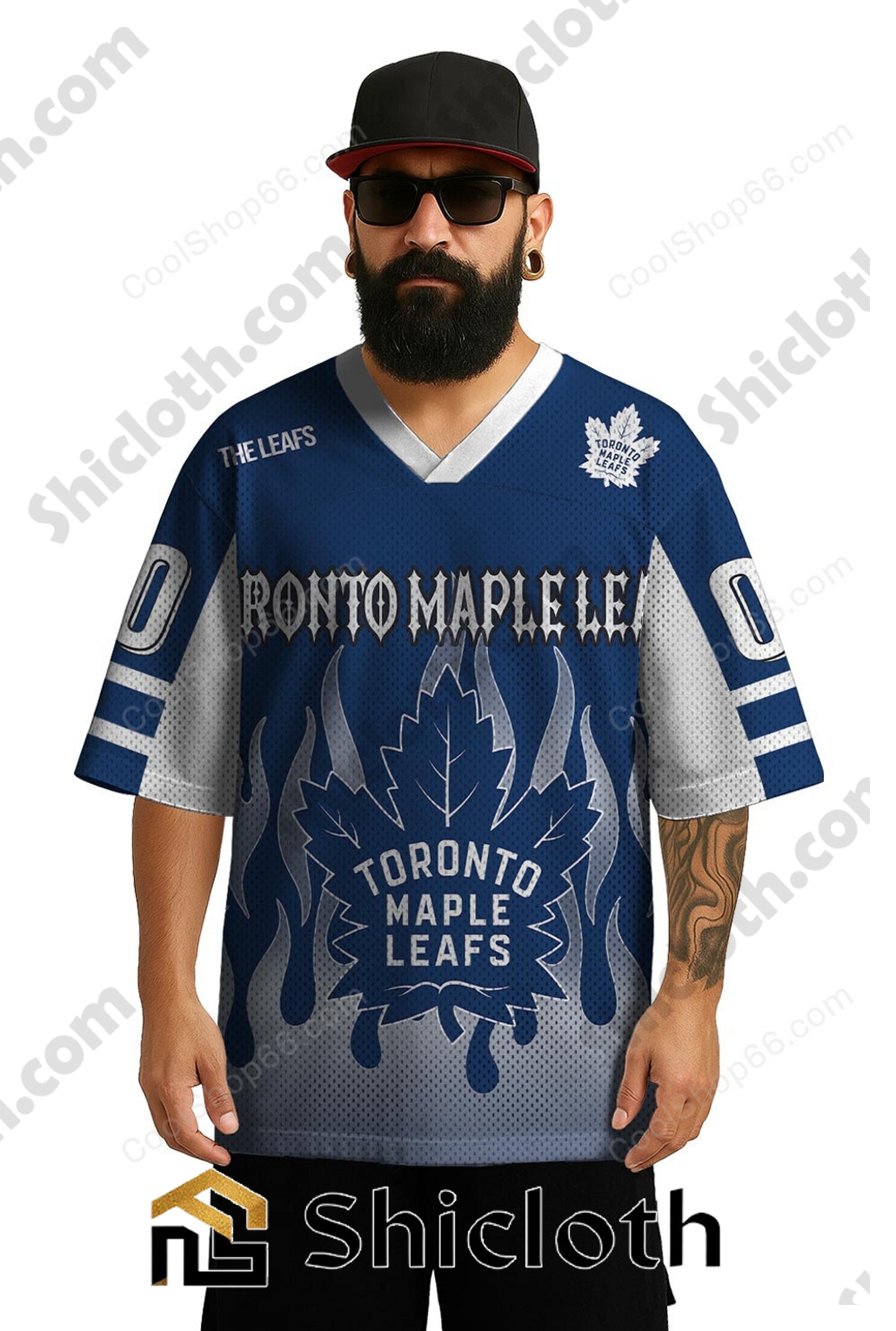 Personalized Name Number Toronto Maple Leafs NHL Mesh Jersey