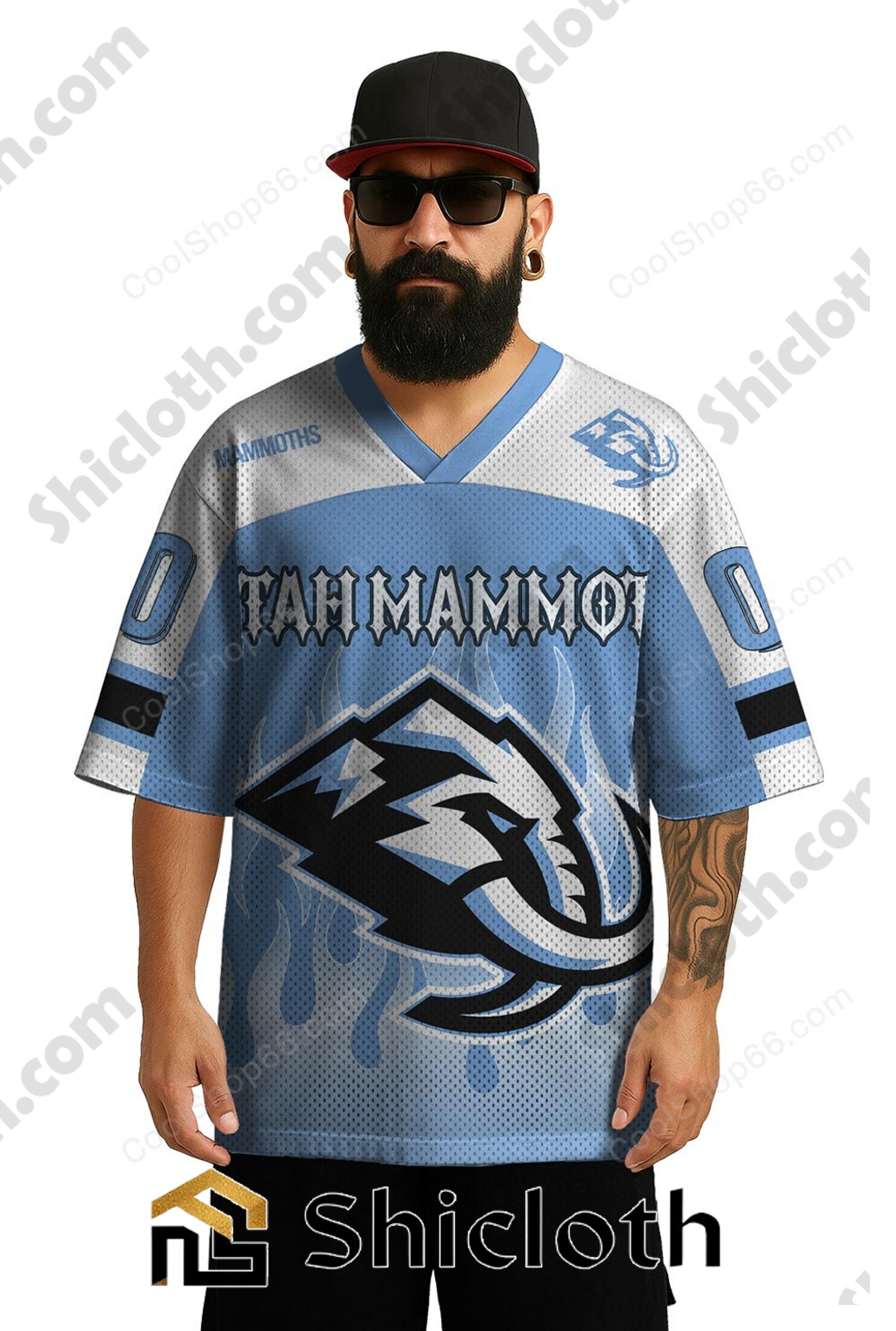 Personalized Name Number Utah Mammoth NHL Mesh Jersey