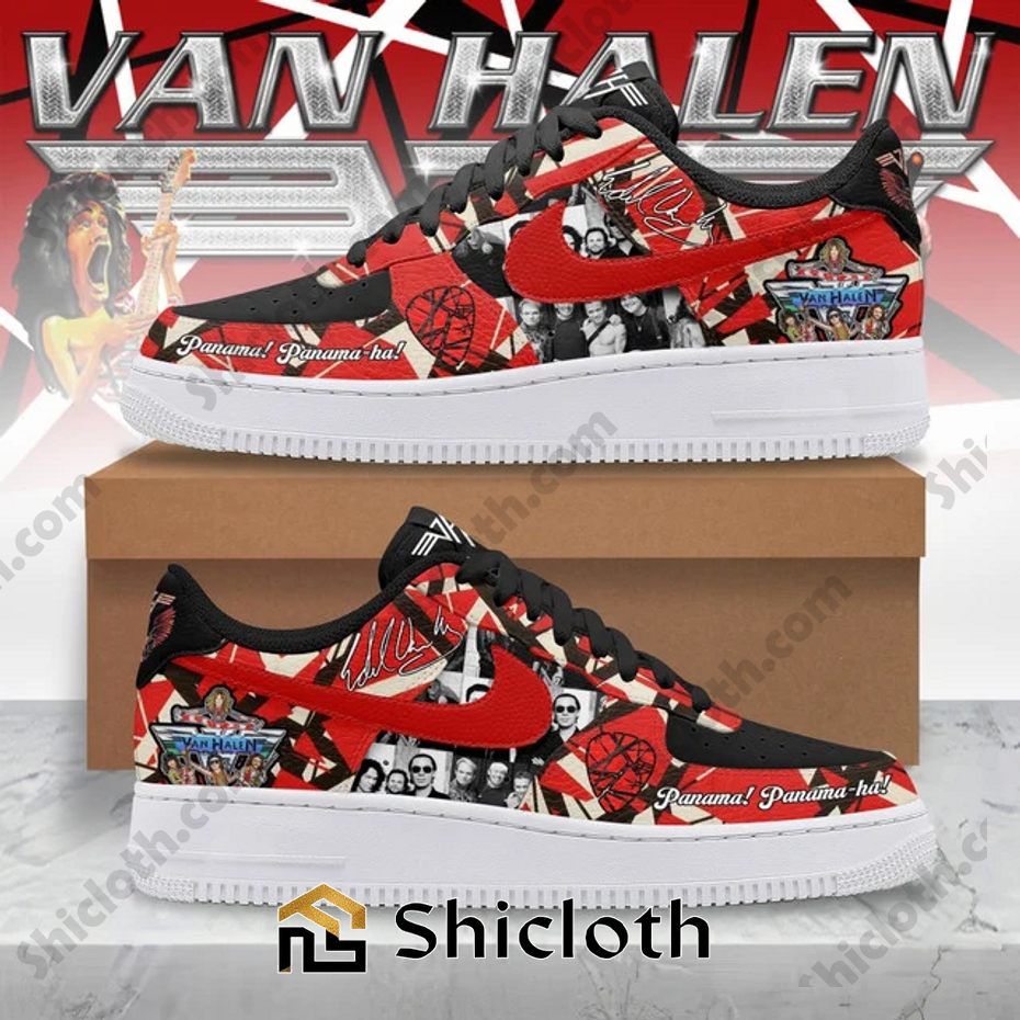 Van Halen Panama Air Force 1 Sneakers