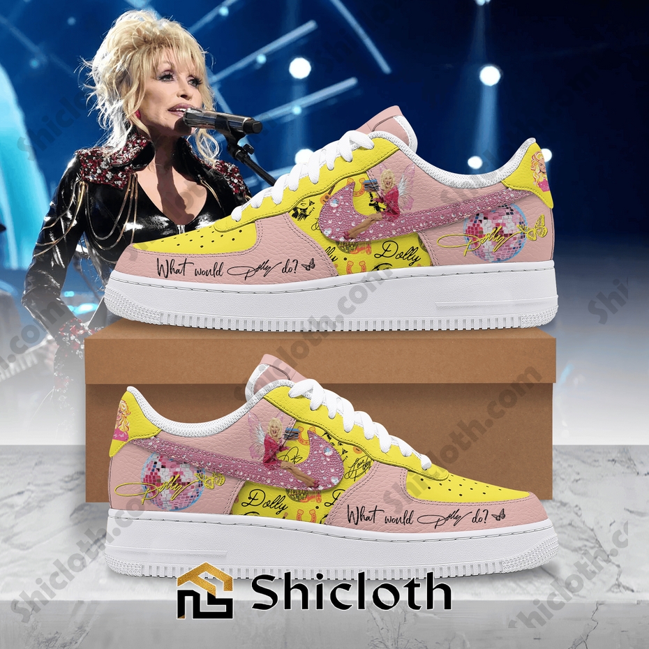 What Would Dolly Do Air Force Sneakers