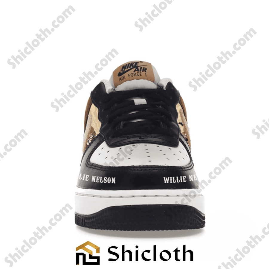 Willie Nelson Nike Air Force 1 Sneakers 3 Willie Nelson Nike Air Force 1 Sneakers - Image 3