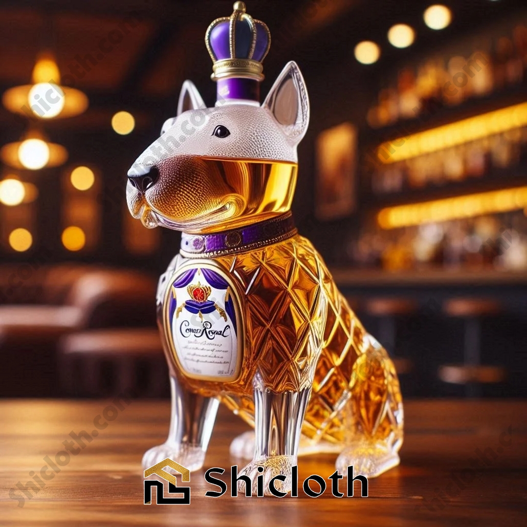 Bull Terrier Whiskey Bottle