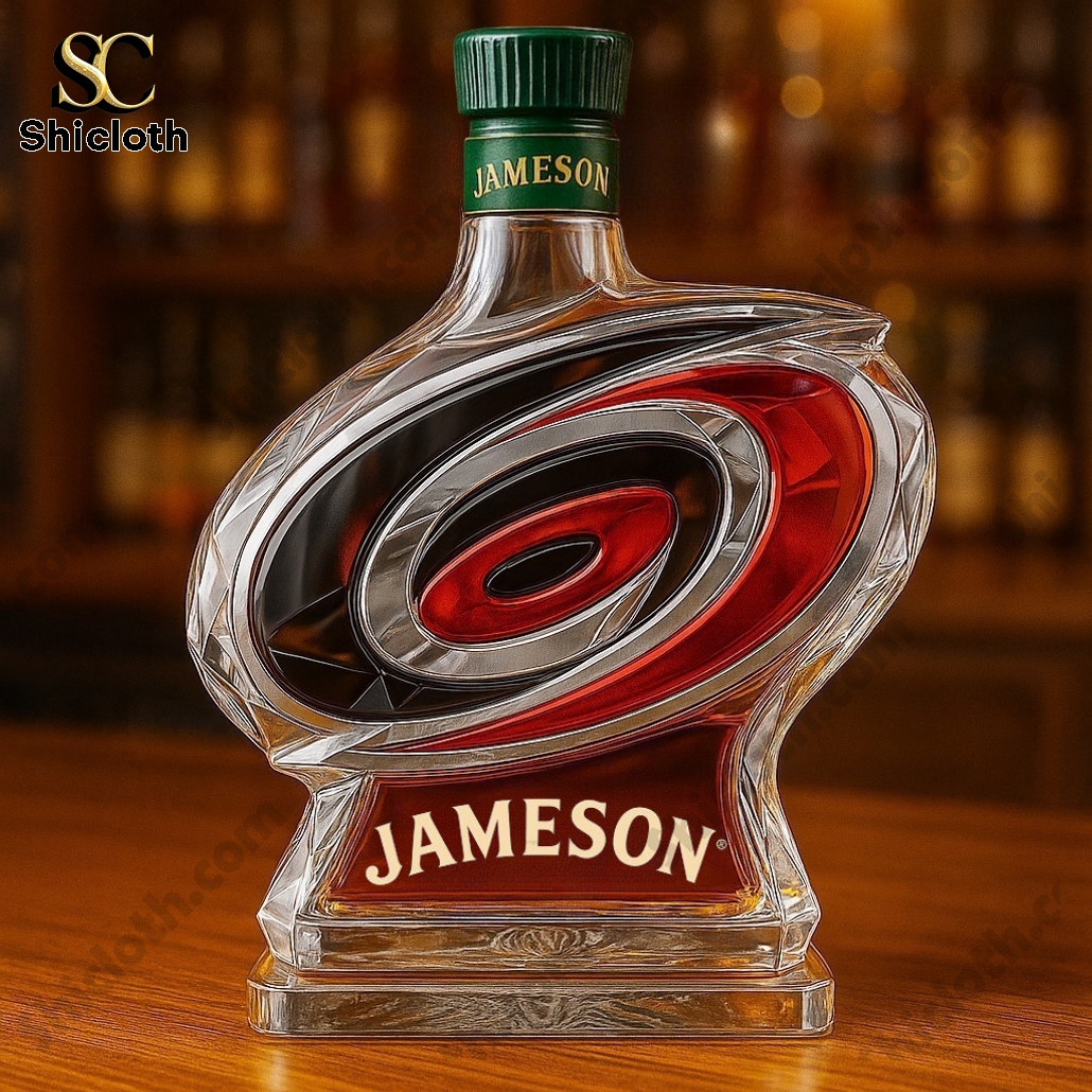 Carolina Hurricanes NHL Crown Royal Whiskey Bottle 4 Carolina Hurricanes NHL Crown Royal Whiskey Bottle - Image 4