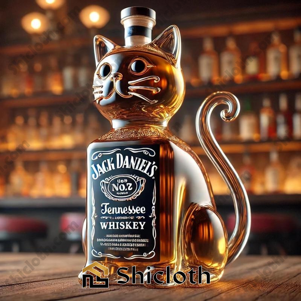 Cat Lover's Whiskey Decanter